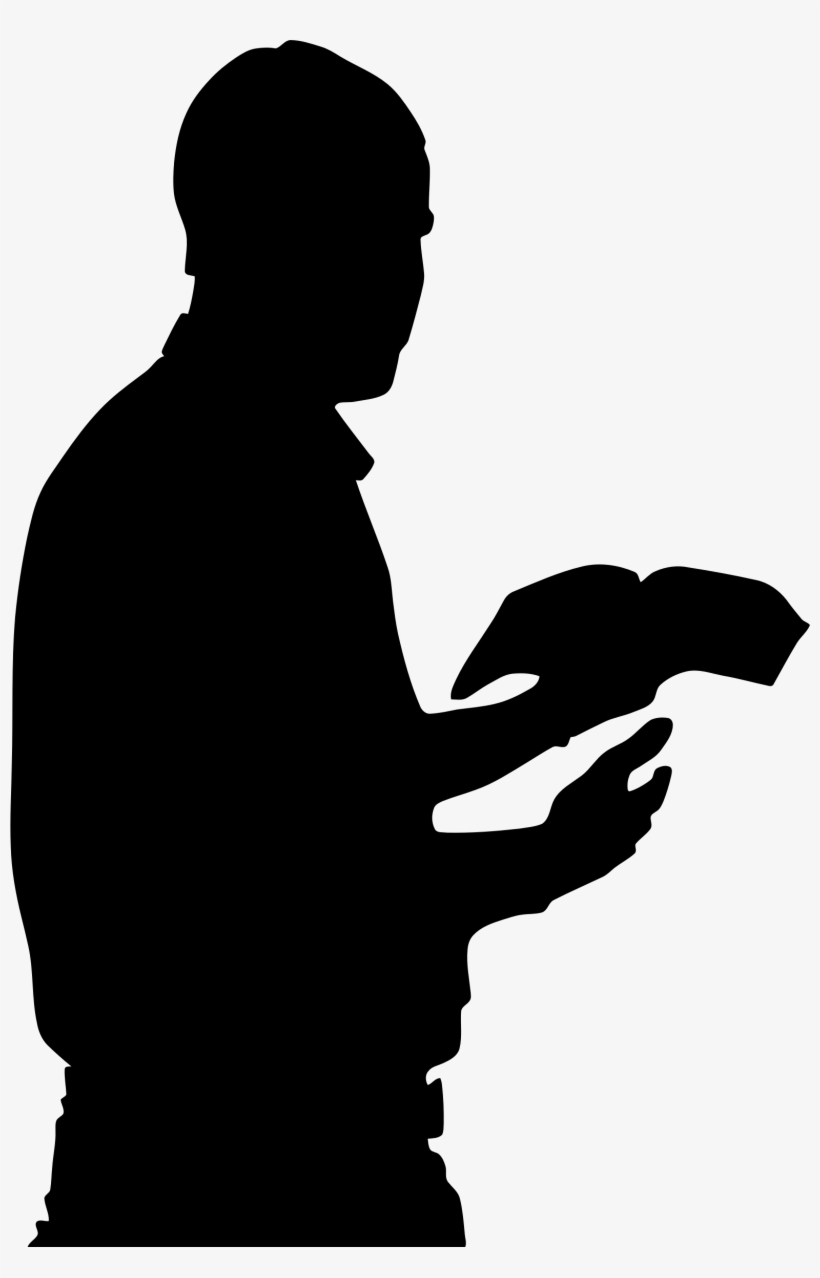 This Free Icons Png Design Of Man With Bible In Hand, transparent png download