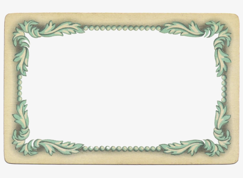 Valentine's Day And Baby Shower Fancy Vintage Frame - Postcard, transparent png download
