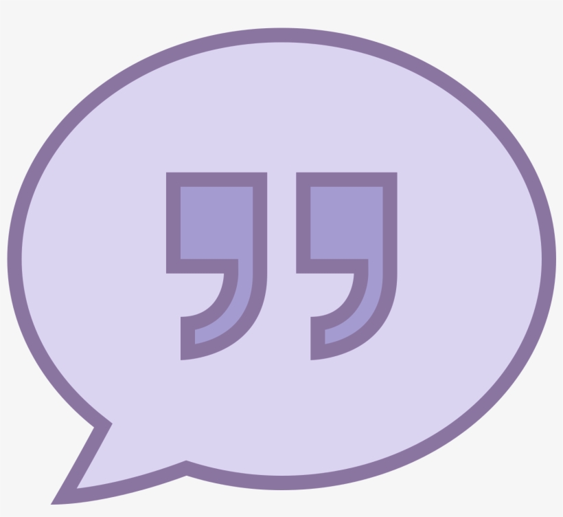Quote Icon - Icons8, transparent png download