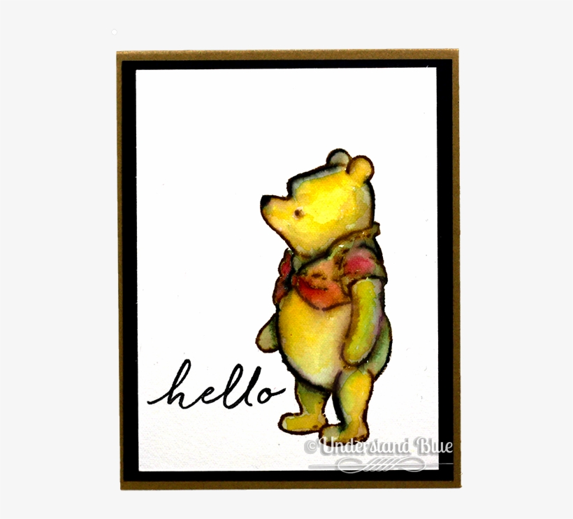 Pick Up A Winnie The Pooh Stamp - Drawing, transparent png download