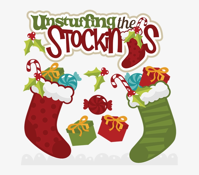 Unstuffing The Stockings Svg Christmas Stockings Svg Clip Art Transparent Png 648x640 Free Download On Nicepng