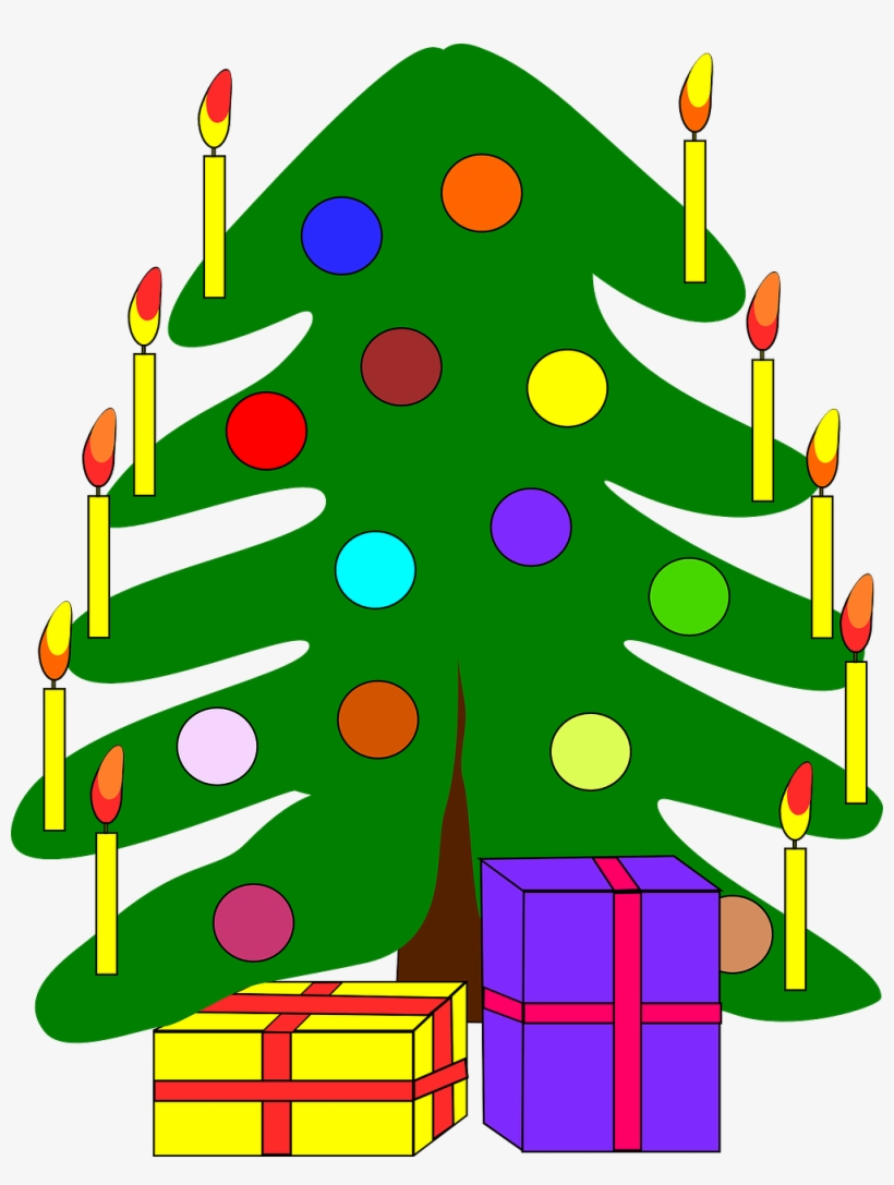 Clip Free Free Stock Photo Illustration Of A - Christmas Tree Throw Blanket, transparent png download
