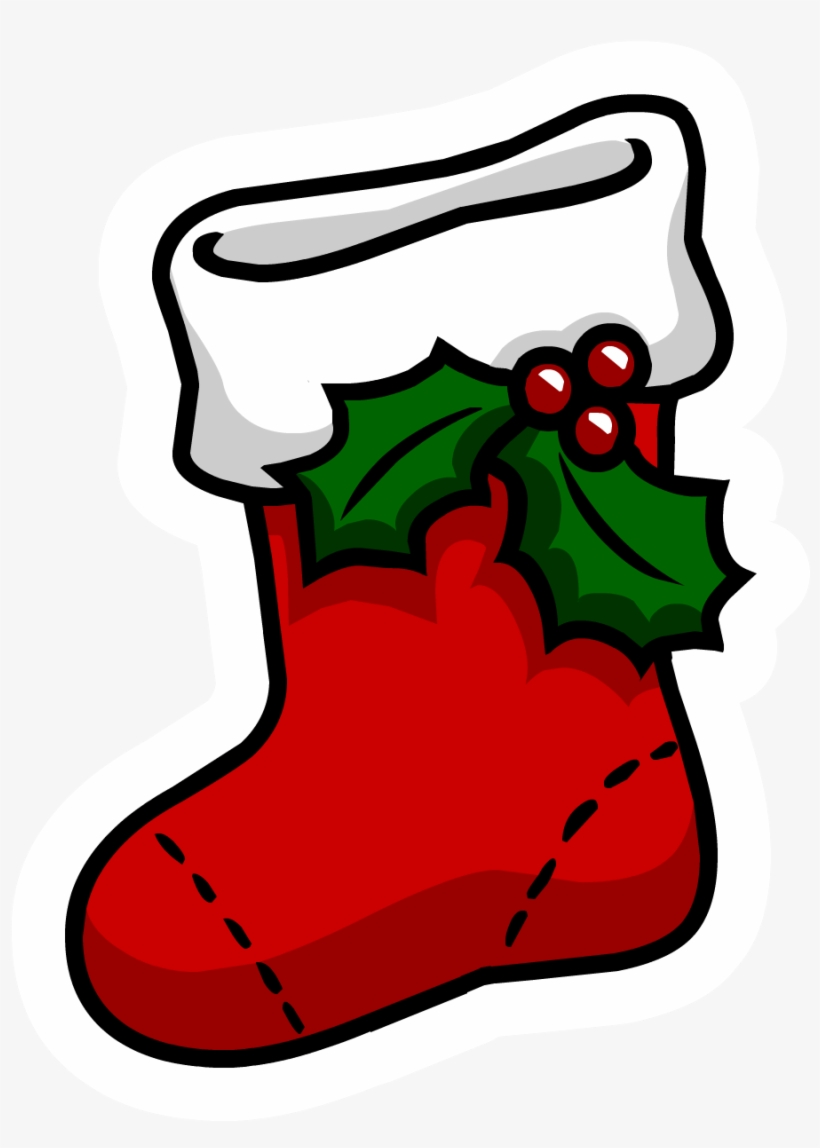 Holiday Socking Pin - Sticker, transparent png download