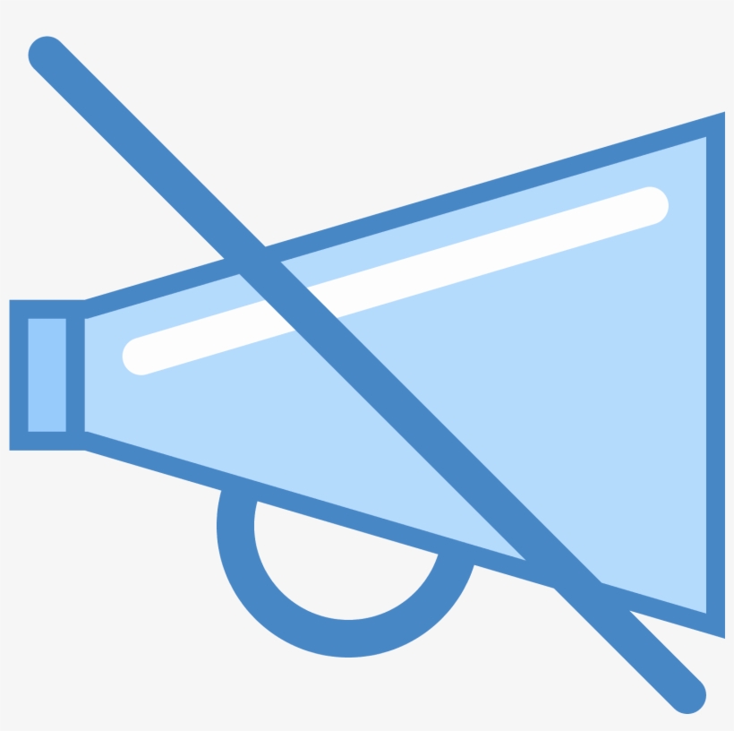 This Is A Picture Of A Handheld Bullhorn Loudspeaker - Icon, transparent png download