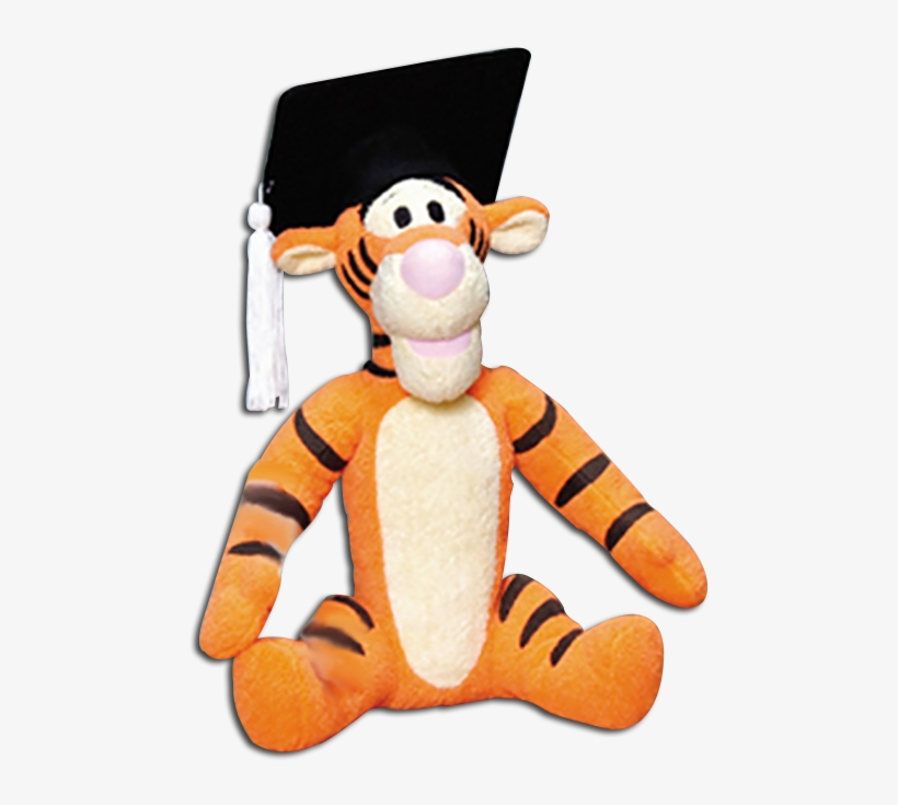 Graduation Clipart Pooh - Tigger Graduation, transparent png download