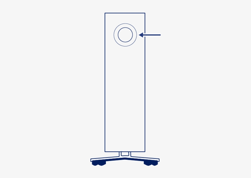 Power Button - Lacie D2, transparent png download