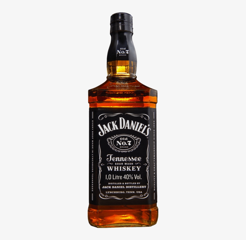 1 Litre Jack Daniels, transparent png download