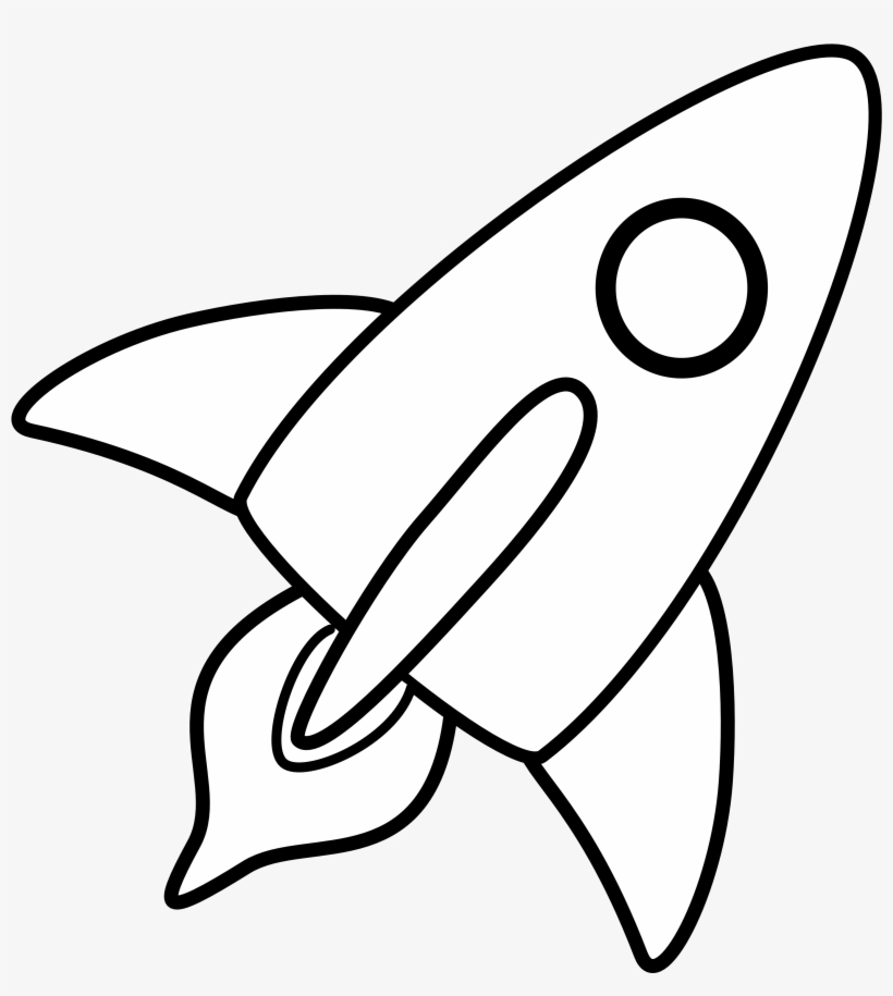Rocket Black And White Hd Pictures Wallpapers - Black And White Rocket Clip Art, transparent png download