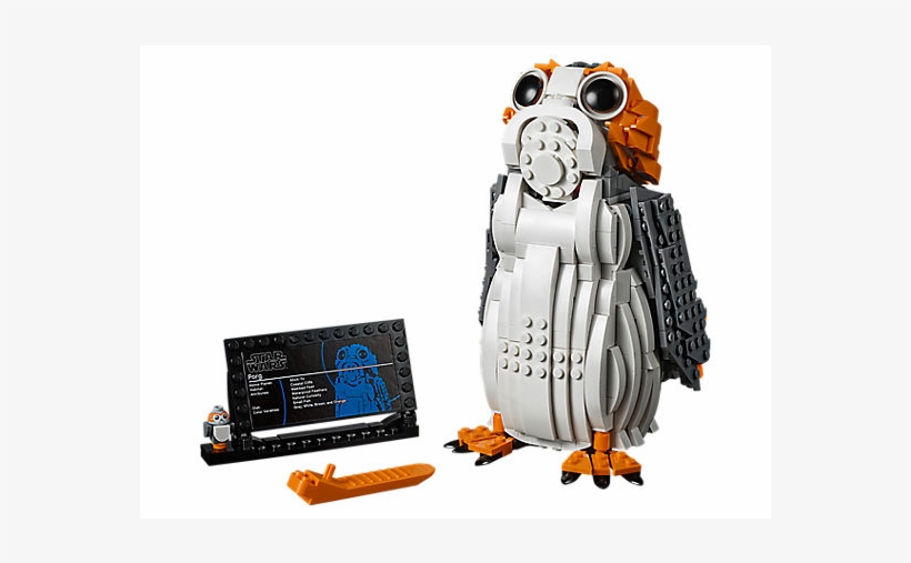You Can Build A Porg Out Of Legos Fan Fest - Lego Star Wars Porg 75230, transparent png download