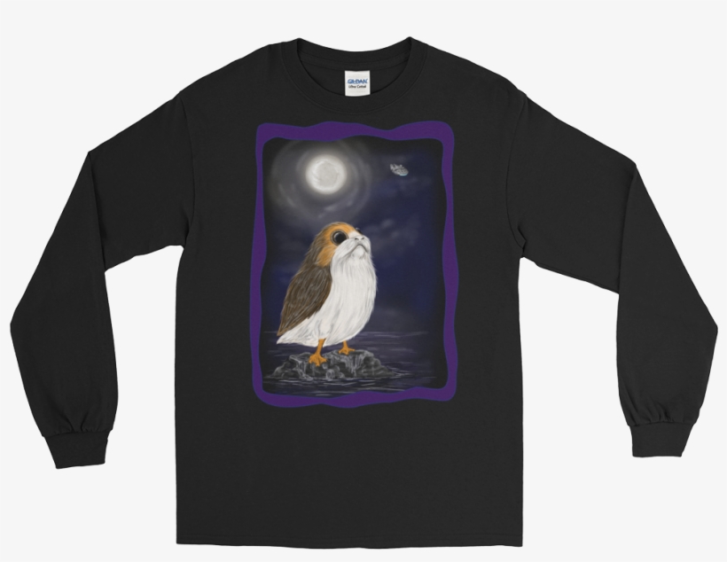 Porg Star Wars The Last Jedi Inspired Sweat Shirt - Care About Rare Disease Unisex Long Sleeved Shirt -, transparent png download