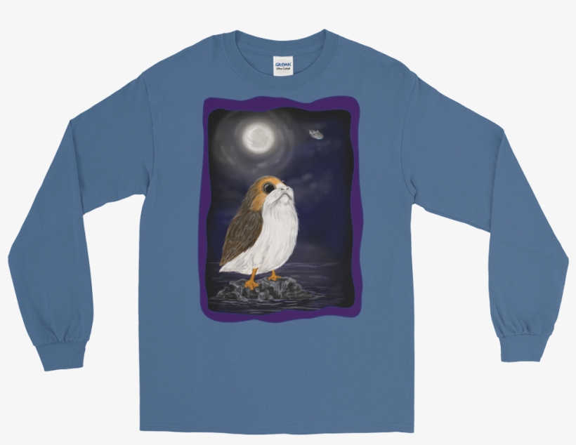 Porg Star Wars The Last Jedi Inspired Sweat Shirt - You Can't Think And Hit, transparent png download