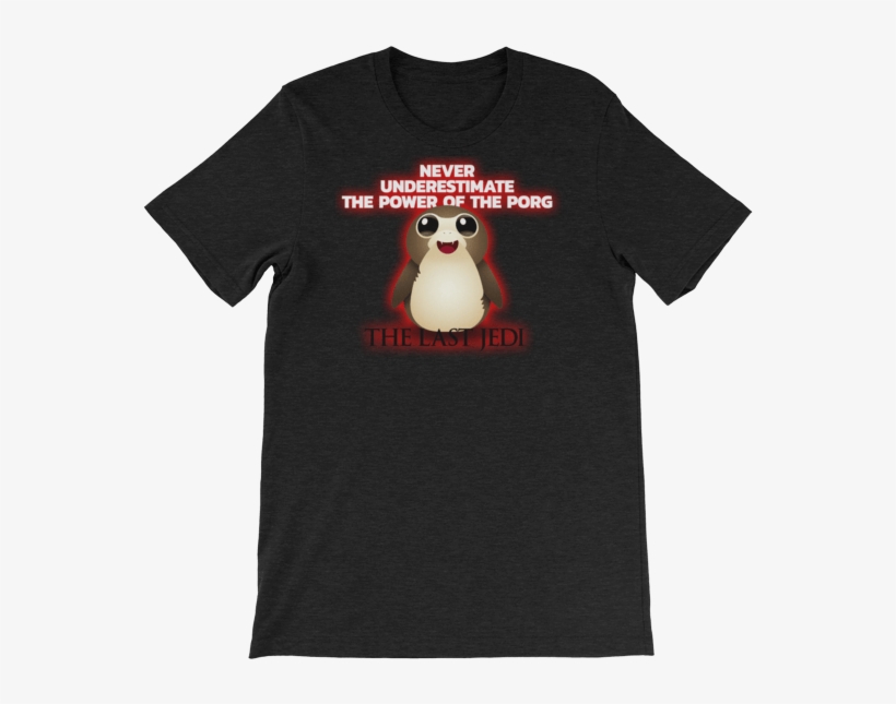 Never Underestimate The Power Of The Dark Porg - Hard Rock Cafe T Shirt, transparent png download
