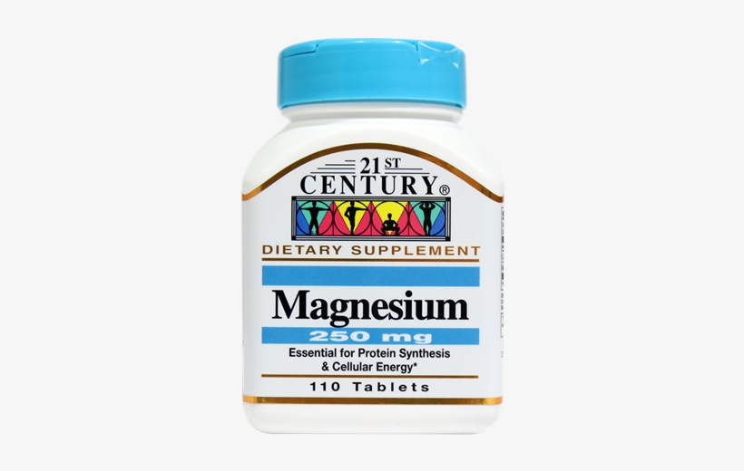 534428791 Talab Org - Magnesium 250 Mg - 110 Tabs,(21st Century), transparent png download