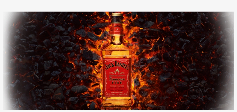 The 'hottest' New Member Of The Jack Daniel's Family - Jack Daniel's Tennessee Fire Whisky Liqueur, transparent png download