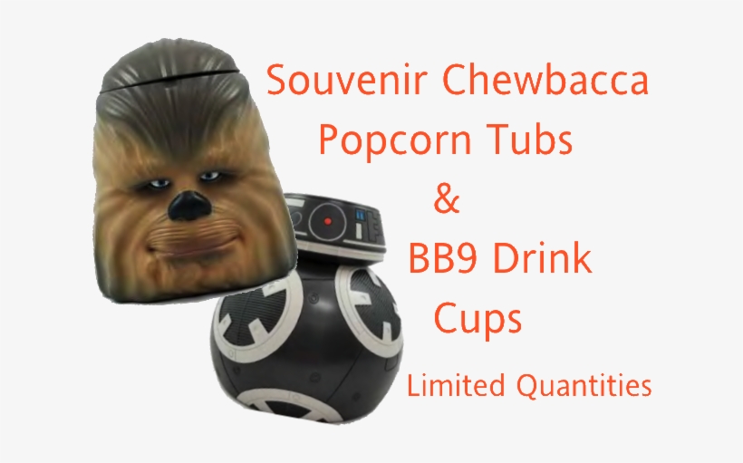 Collectors Tickets Souvenir Chewbacca Head Popcorn - Chewbacca, transparent png download