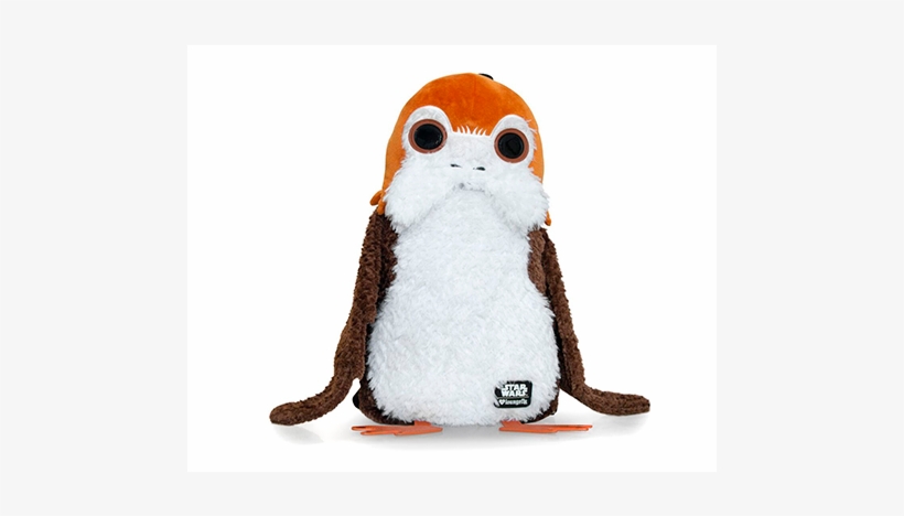 Mochila Naranja/marrón Porg - Star Wars Porg Plush, transparent png download