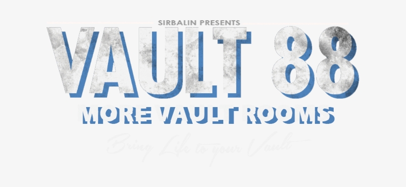 More Vault Rooms Mod - Calligraphy, transparent png download