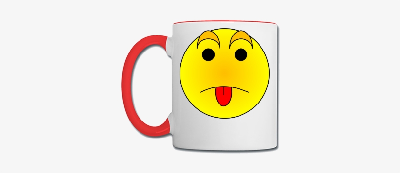 Tongue Out Emoji - Mug, transparent png download