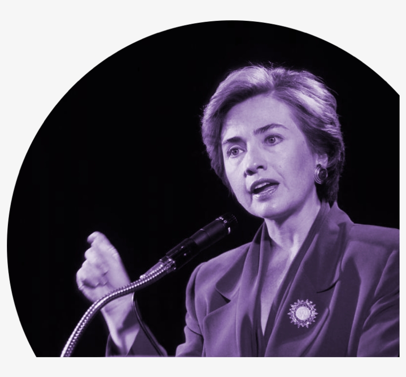 Hillary Clinton & The Dream Of The Nineties - Hillary Clinton, transparent png download