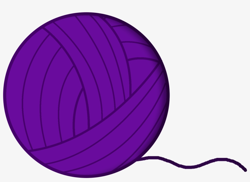 Yarn - Png Image Yarn Purple, transparent png download