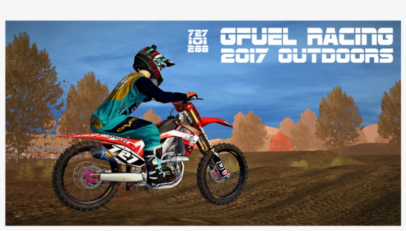 2017 Gfuel Racing Outdoor - Motorcycle, transparent png download