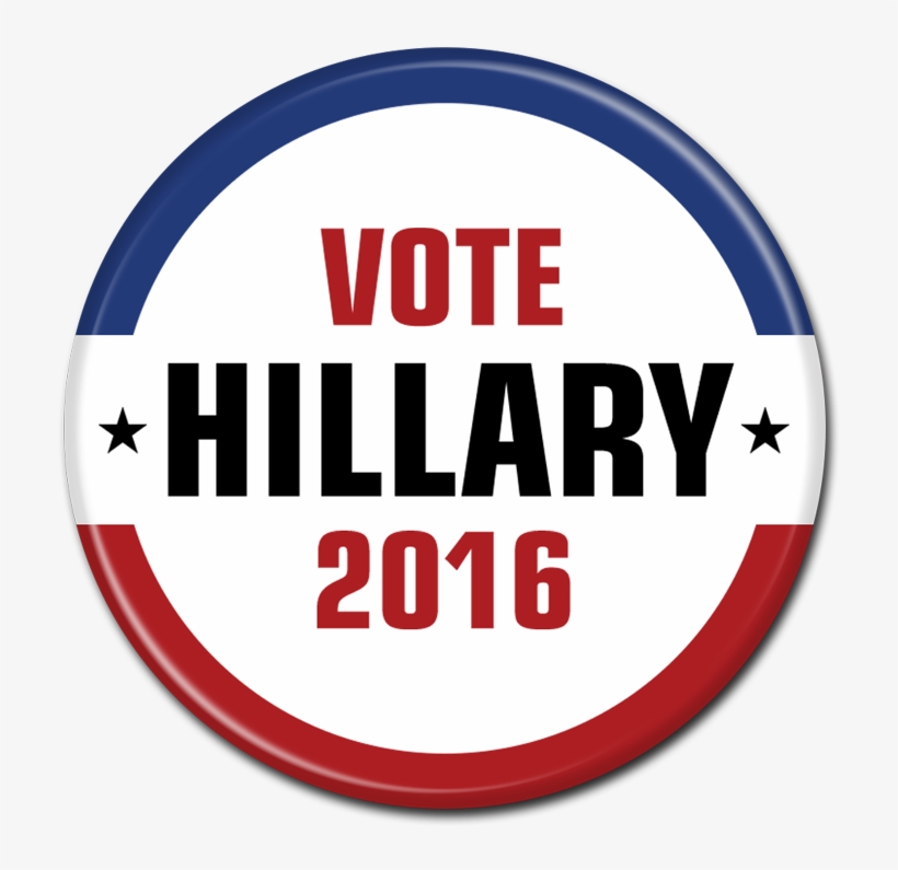 Hillary Clinton Button - Ag, transparent png download