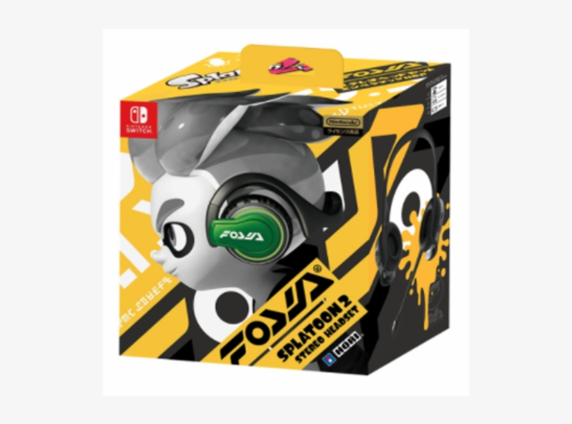 1 Hori Splatoon 2 - Nintendo Headset Splatoon 2, transparent png download