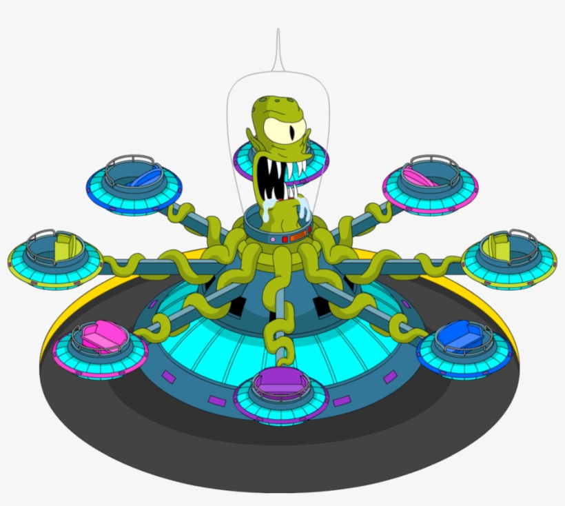 Stranger Things Clipart Simpsons - Kang And Kodos Twirl N Hurl, transparent png download