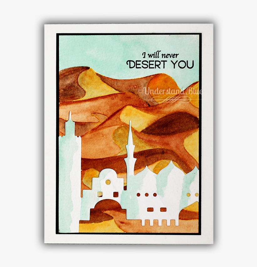 Desert Card By Understand Blue - Painting, transparent png download