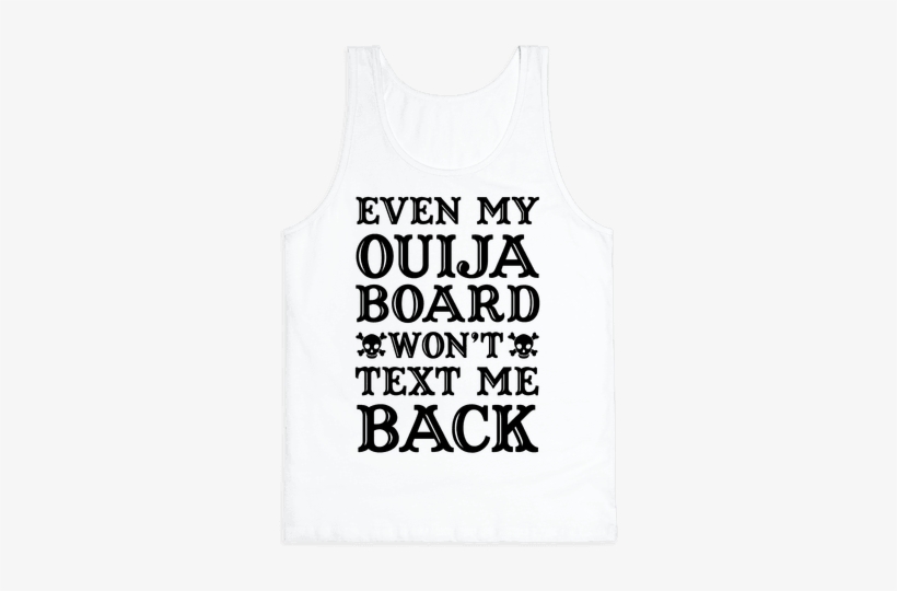 Even My Ouija Board Won't Text Me Back Tank Top - 3drose The Beach Words With Sea Life, Wall Clock, 10, transparent png download