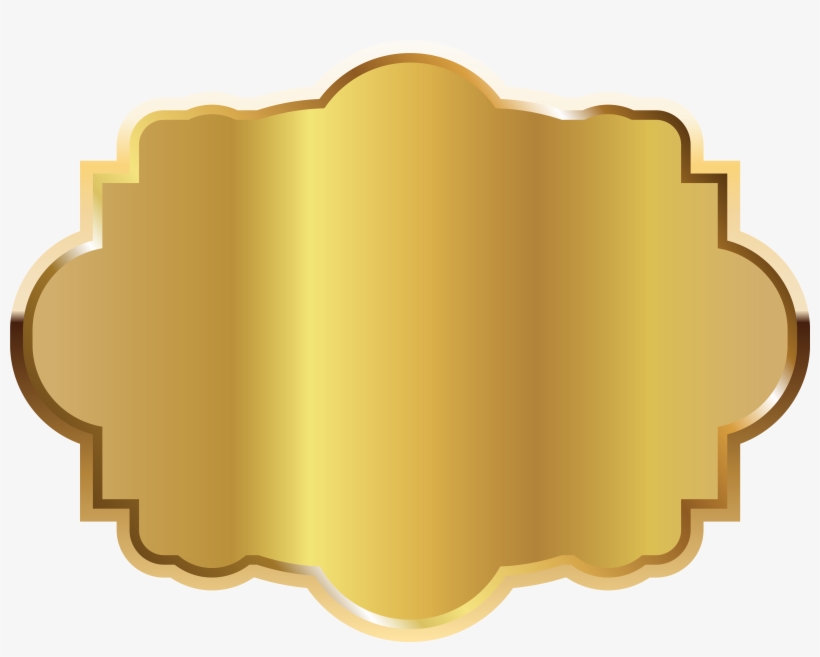 Gold Picture Gallery Yopriceville High Is Available - Label, transparent png download