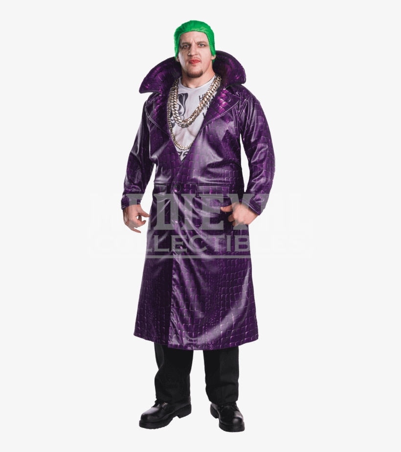 Deluxe Plus Size Suicide Squad Joker Costume, transparent png download