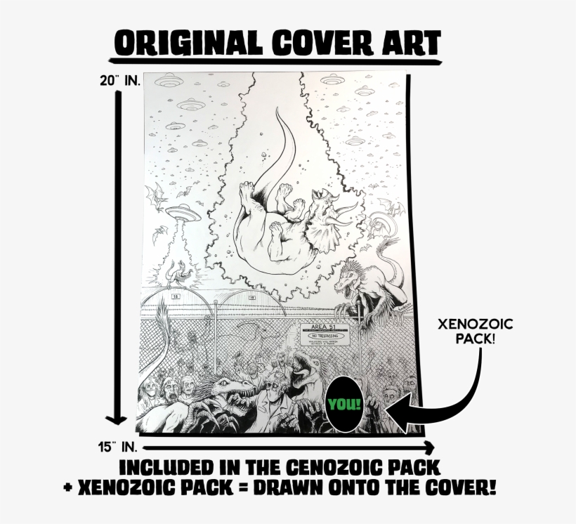 ☣own Original Cover Art Want An Original Piece Of The - Cartoon, transparent png download