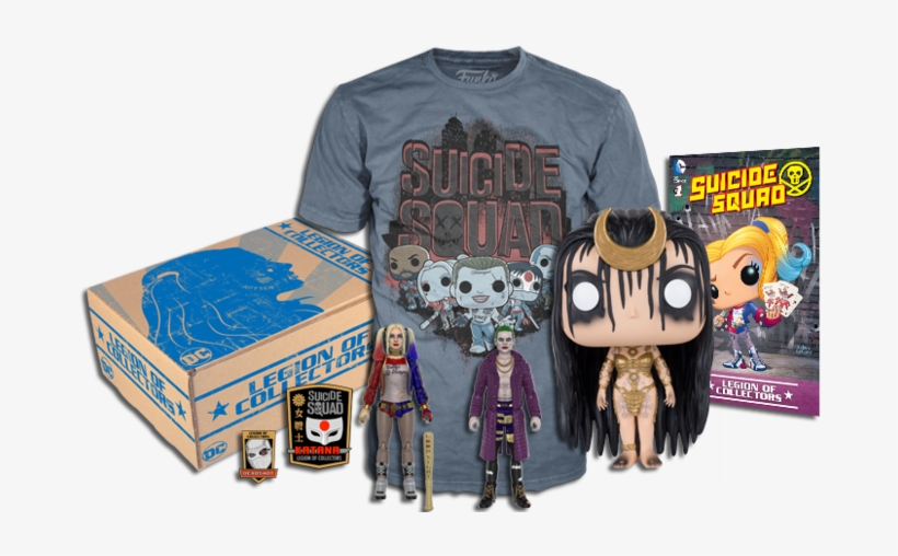 Dc Legion Of Collectors Suicide Squad Box, transparent png download
