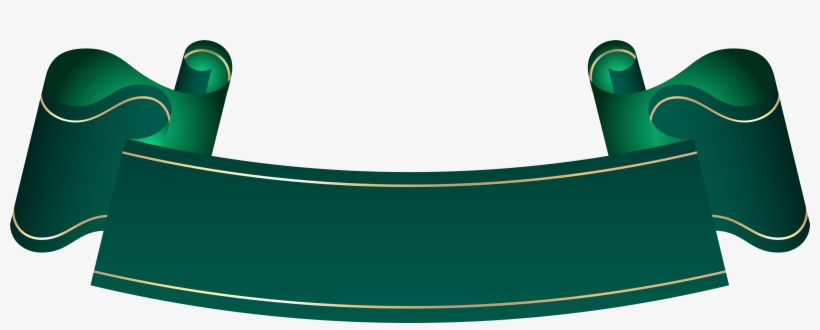 Green Banner Transparent Clip Artu200b Gallery Yopriceville - Purple Banner Ribbon Png, transparent png download