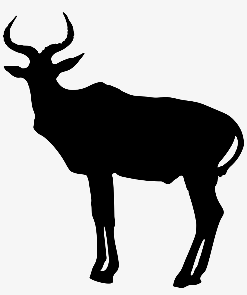 This Free Icons Png Design Of Antelope Silhouette, transparent png download