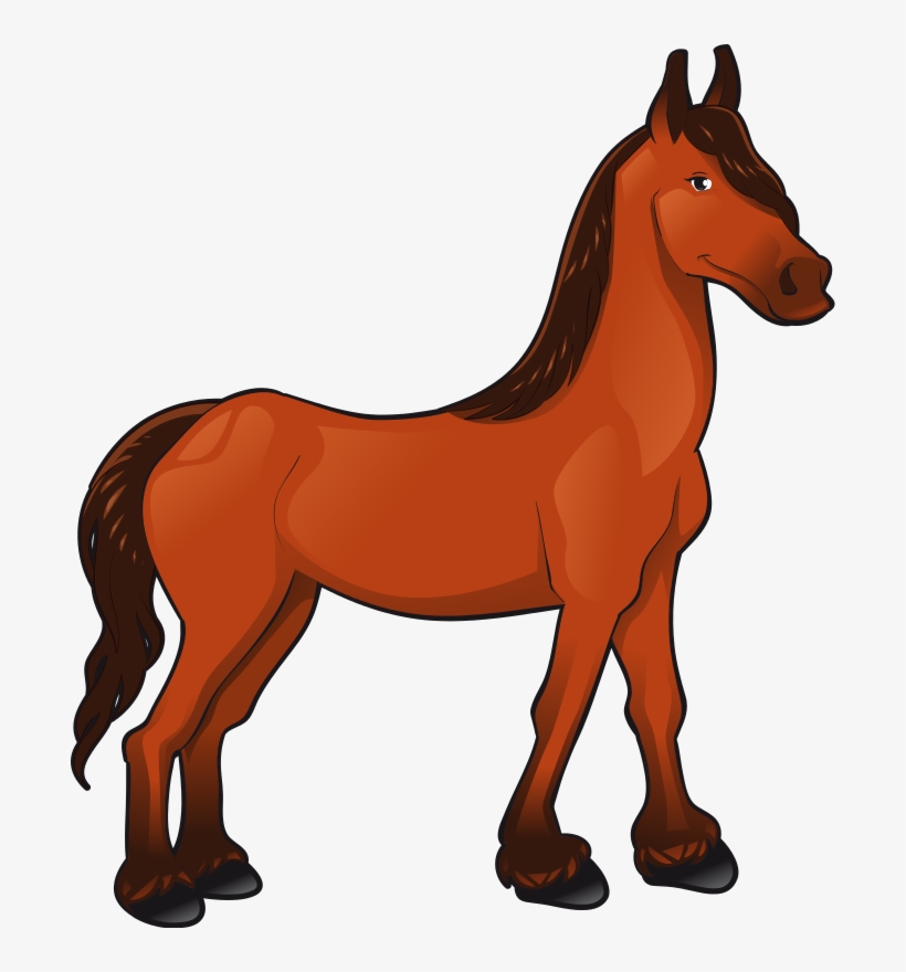 Pony Clipart Cute Animal - Horse Clipart Png, transparent png download