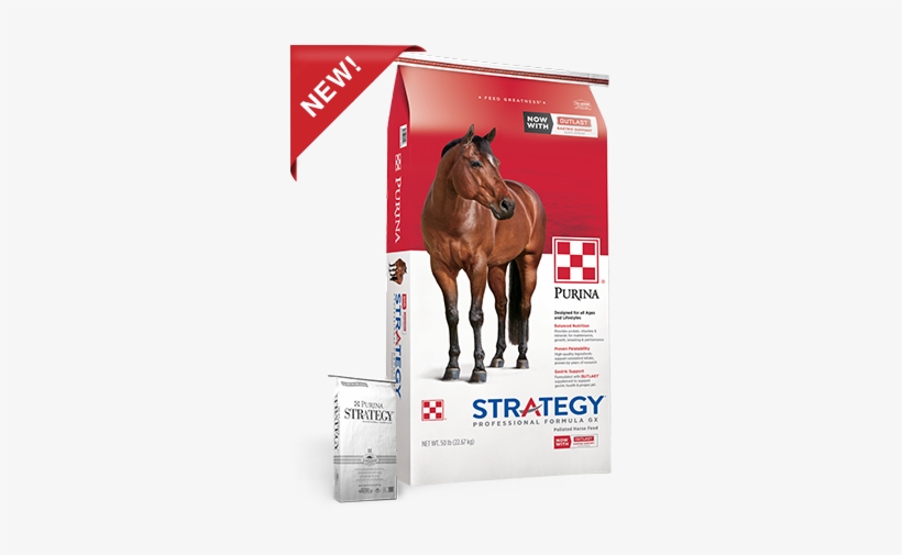 Purina® Strategy® Professional Formula Gx Horse Feed - Purina Strategy, transparent png download