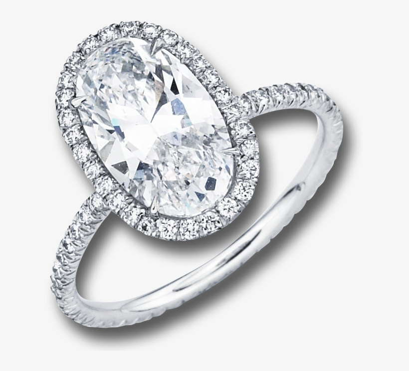 Oval Diamond Ring Designs - Black Oval Diamond Rings For Womens, transparent png download