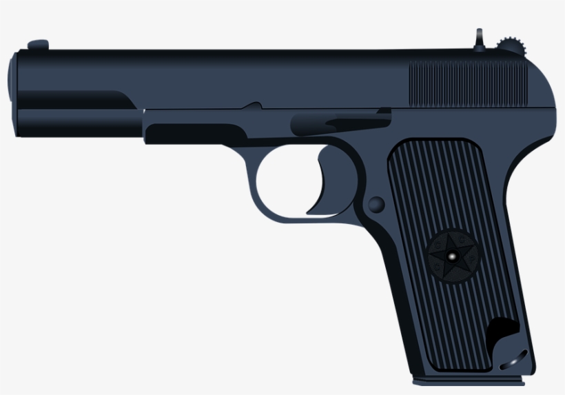 Pistol Gun Army Semi-automatic Weapon Shoo - 1s Tee Tokarev Tt33, transparent png download
