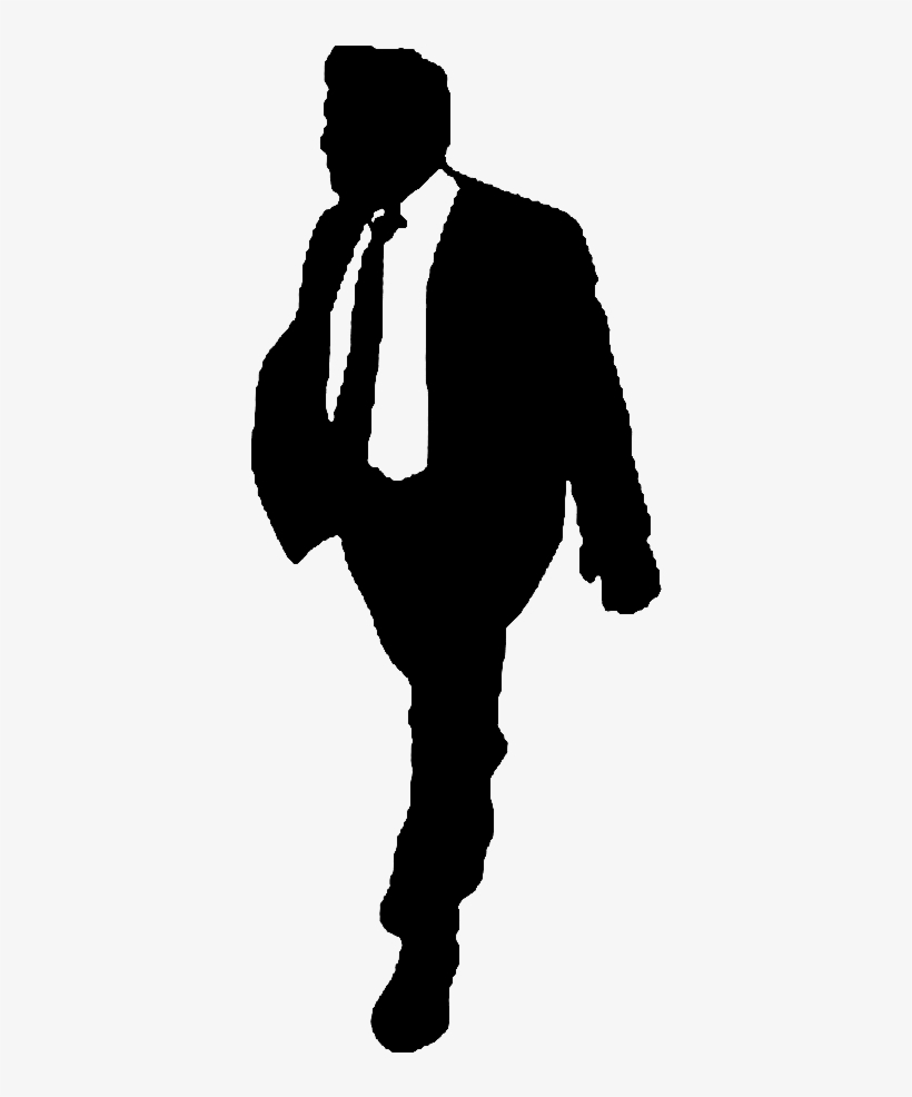 Man Walking Emblem Bo - Black And White Men Walking Png, transparent png download