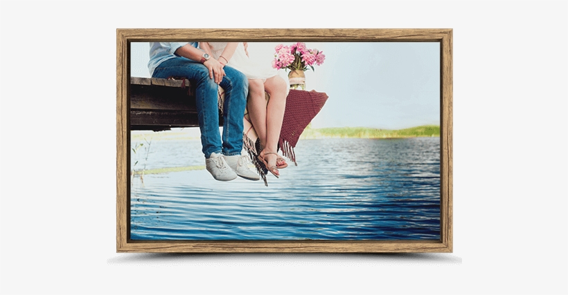 Photo On Canvas With Ash Flair Frame - Just Look Up [book], transparent png download