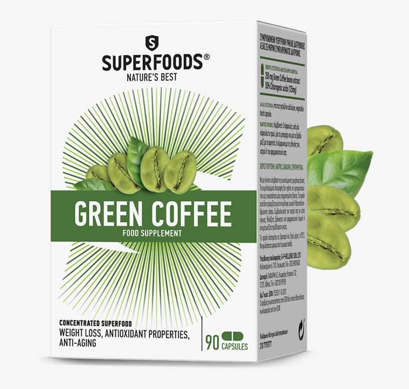The Beneficial Qualities Of Green Coffee - Superfoods Salmon Oil Extra 500mg 50caps, transparent png download