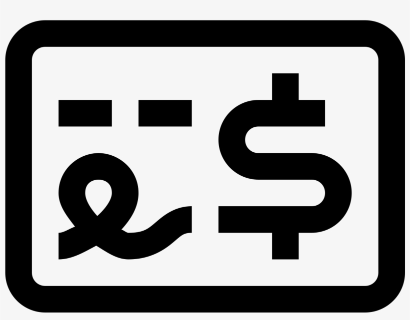 Cheque De Nómina Icon - Icon, transparent png download