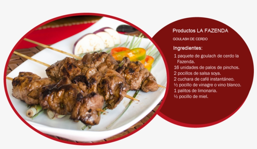 Pinchos De Cerdo Adobados Con Café Y Limonaria - Sate Kambing, transparent png download