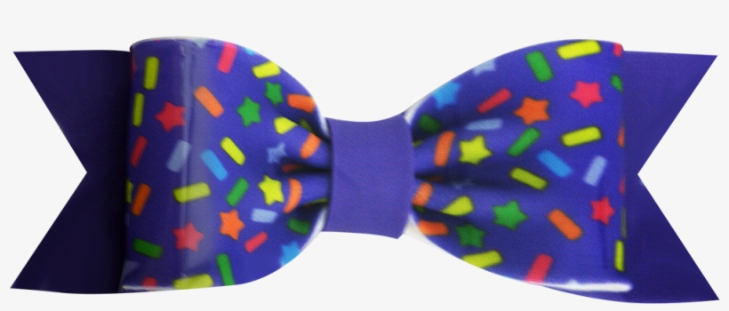 Gumpaste Bows- Large Purple Confetti Print - Circle, transparent png download