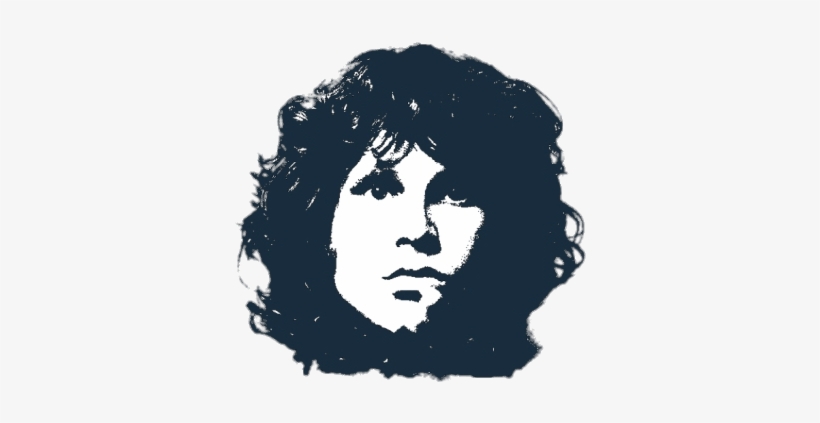 Jim Morrison Head - Jim Morrison, transparent png download