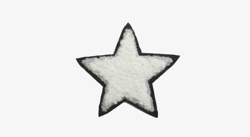 Chenille Star - White - Symbol, transparent png download