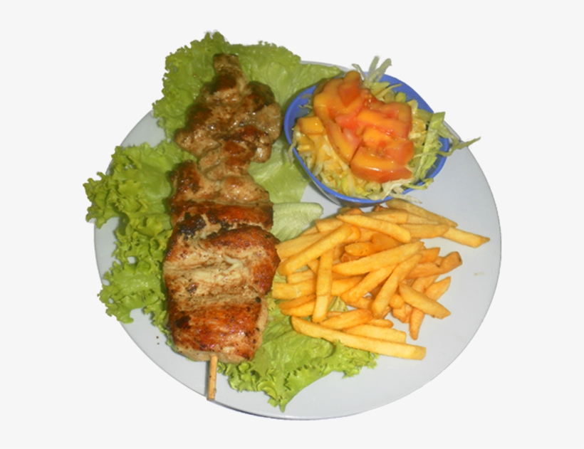 Pincho De Cerdo - French Fries, transparent png download