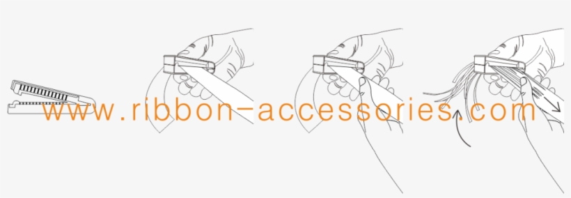 How To Use Ribbon Shredder With Metal Teeth - Metal, transparent png download